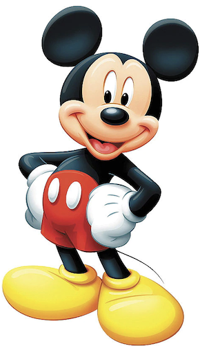 This is a image of Mickey mouse and mickey mouse is an example of harmony