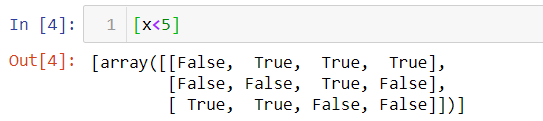 Numpy masking