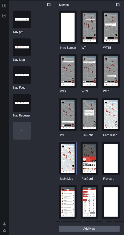 Components and Scenes panels pinned to the side of the interface