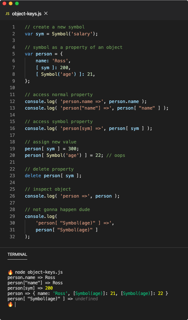 javascript 符号_JavaScript“符号”简介及其在元编程中的使用-CSDN博客