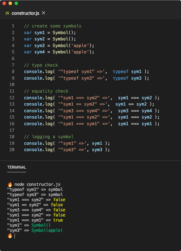 javascript 符号_JavaScript“符号”简介及其在元编程中的使用-CSDN博客