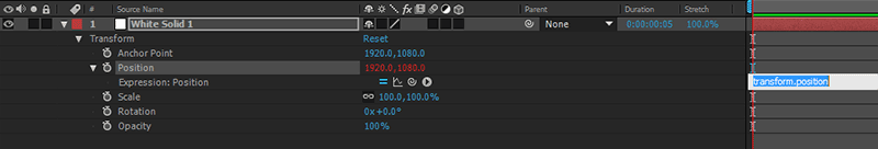 After Effects Expressions