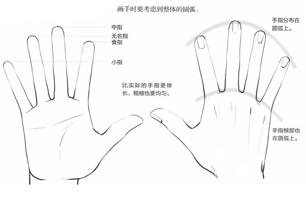 動漫人物手臂怎麼畫如何畫好手臂